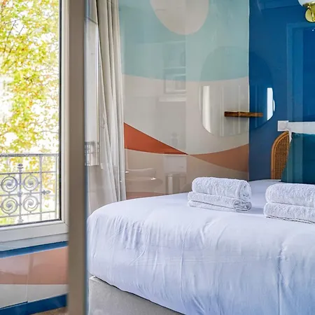 Apartment 2 Bedroom Air-conditioned 17 Quiet Paris